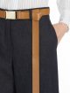 Темно-сині брюки Max Mara з бавовни та льону: фото 4 - Invogue