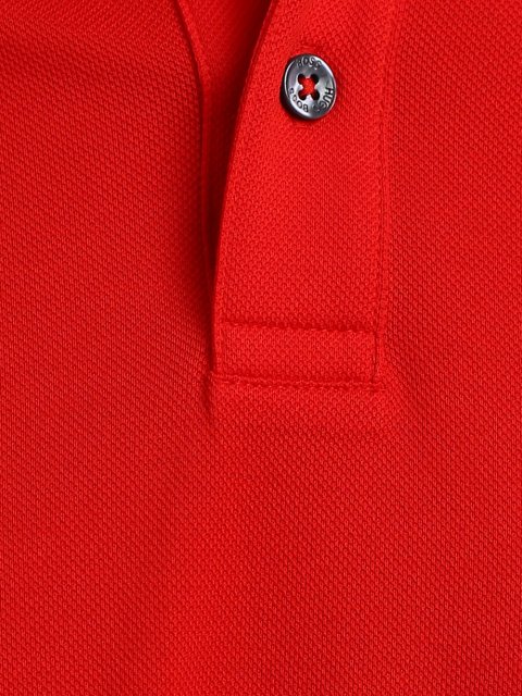 Красное поло BOSS: фото 5 - Invogue