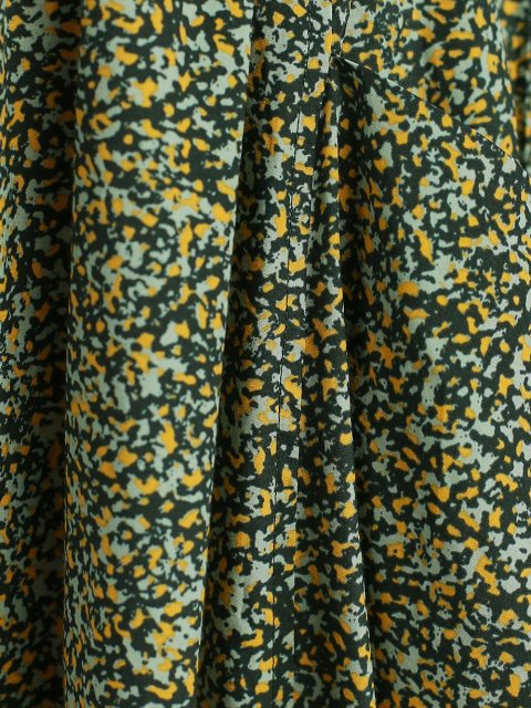 Зелёное платье KENZO: фото 6 - Invogue