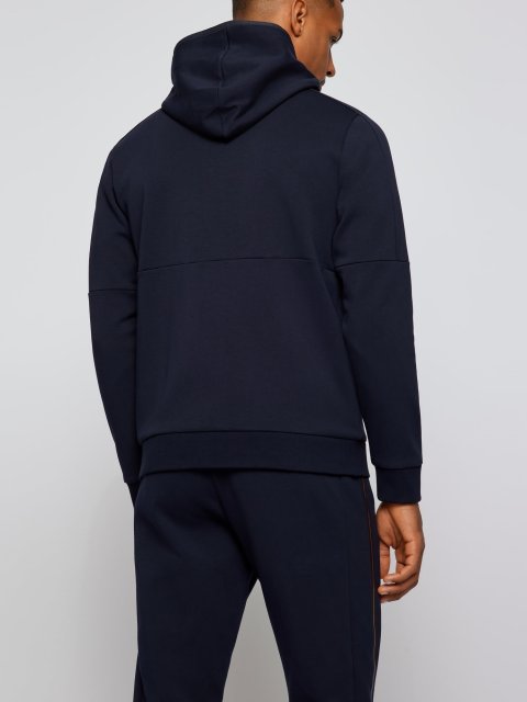 Тёмно-синяя кофта спорт BOSS: фото 2 - Invogue