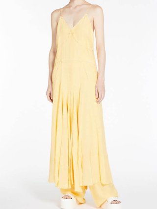 Желтое платье SPORTMAX: фото 5 - Invogue