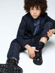 Синие джинсы Emporio Armani из хлопка и эластана: фото 1 - Invogue