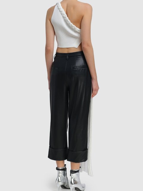Белый топ HELMUT LANG: фото 2 - Invogue