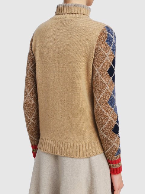 Кремовый свитер WEEKEND MAX MARA: фото 3 - Invogue