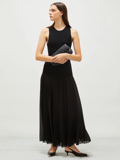 Черная юбка Marella длинная: фото 1 - Invogue
