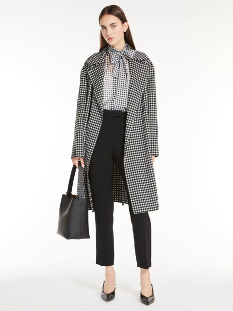 Палто MAX MARA з вовни в клітинку: фото 3 - Invogue