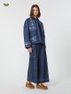 Темно-сині джинси WEEKEND MAX MARA з візерунком: фото 1 - Invogue