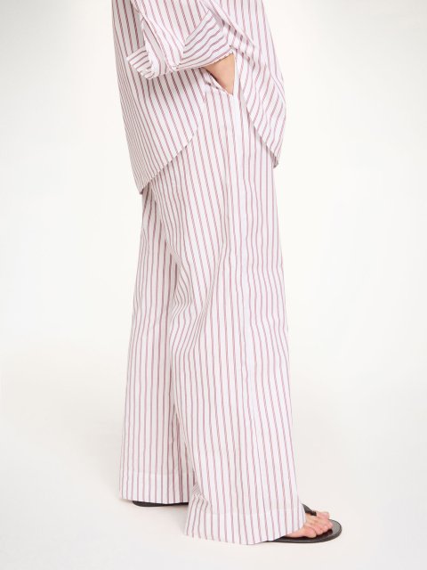Штаны в полоску BY MALENE BIRGER из органического хлопка: фото 3 - Invogue