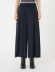 Темно-синие брюки WEEKEND MAX MARA из шерстяной пряжи: фото 2 - Invogue