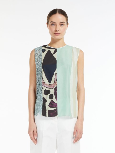 Зелёная блуза WEEKEND MAX MARA: фото 1 - Invogue