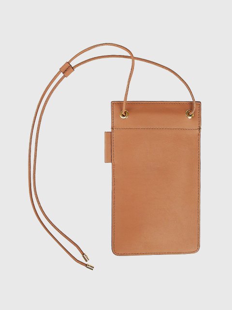 Коричневый чехол для телефона MAX MARA: фото 1 - Invogue