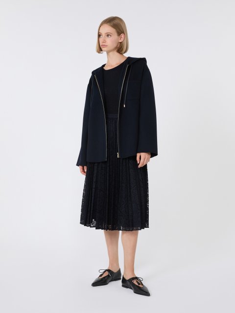 Темно-синя спідниця MAX MARA мереживна: фото 1 - Invogue