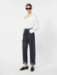 Біла блуза MAX MARA з бавовняного попліну: фото 1 - Invogue