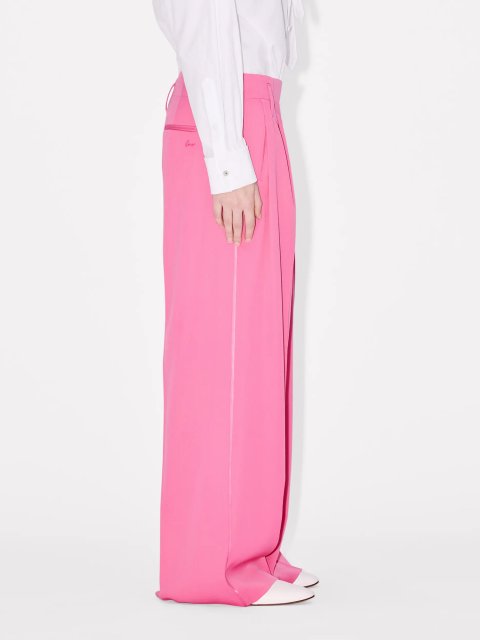 Розовые брюки Kenzo из натуральной шерсти: фото 4 - Invogue