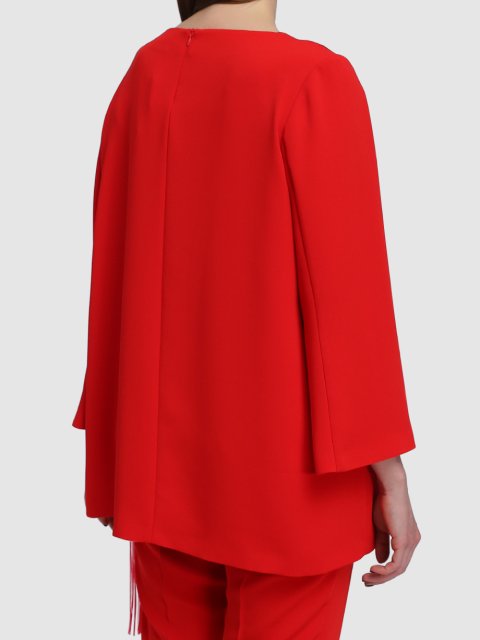 Красная блуза MARINA RINALDI: фото 4 - Invogue