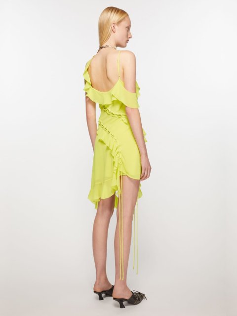 Жёлтое платье ACNE STUDIOS: фото 3 - Invogue