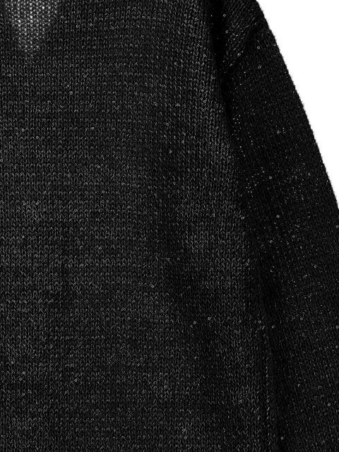 Чорна кофта MONNALISA : фото 2 - Invogue