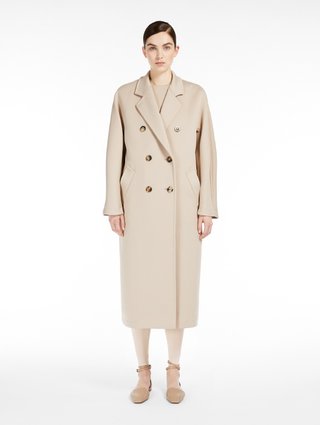 Молочное пальто MAX MARA: фото 1 - Invogue