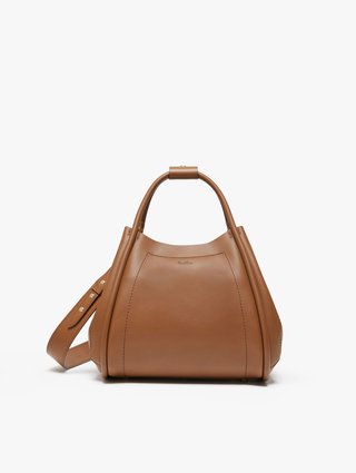 Коричнева сумка Max Mara з гладкої шкіри: фото 3 - Invogue