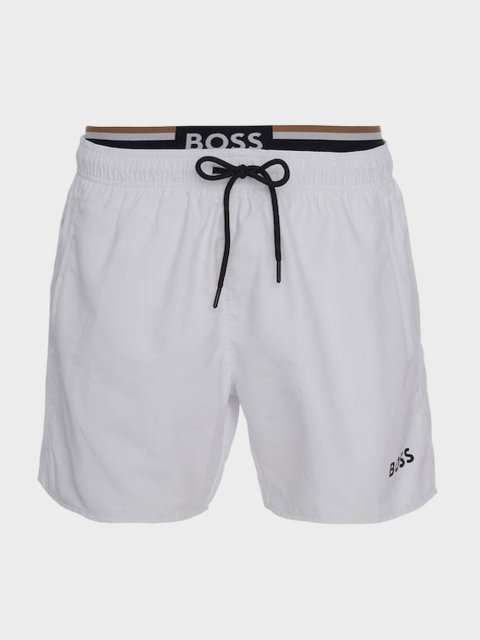 Молочные шорты пляж BOSS: фото - Invogue