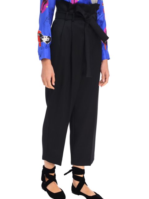 Чёрные брюки MAX MARA: фото 5 - Invogue