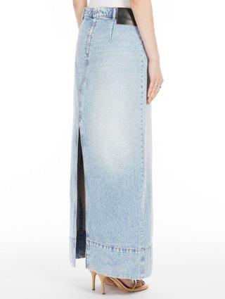 Голубая юбка Sportmax из денима: фото 2 - Invogue