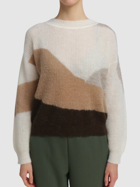 Белый свитер MARELLA: фото 3 - Invogue