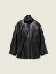 Чорна куртка ARMA зі шкіри: фото - Invogue