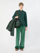 Зелені штани Weekend Max Mara з бавовни: фото 1 - Invogue