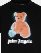 Чорна футболка з принтом Palm Angels з бавовни: фото 2 - Invogue