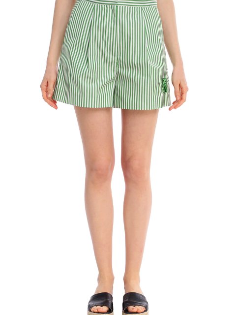 Зелёные шорты KENZO: фото 5 - Invogue