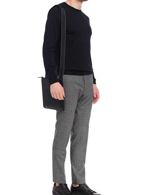 Серые брюки BOSS: фото 1 - Invogue