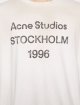 Белая футболка Acne Studios с длинным рукавом: фото 3 - Invogue