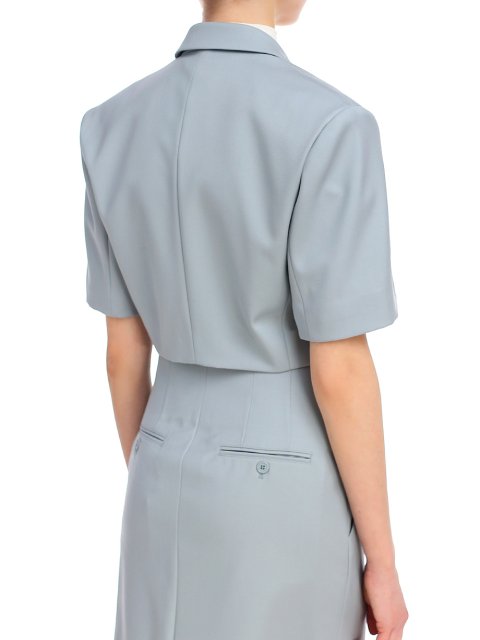 Блакитний піджак PUSHBUTTON : фото 5 - Invogue