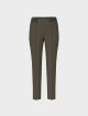 Оливковые брюки MARC CAIN из смеси хлопка: фото - Invogue