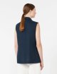 Темно-синій жилет Max Mara з чистого льону: фото 3 - Invogue