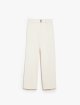 Молочні брюки WEEKEND MAX MARA вільного крою: фото - Invogue