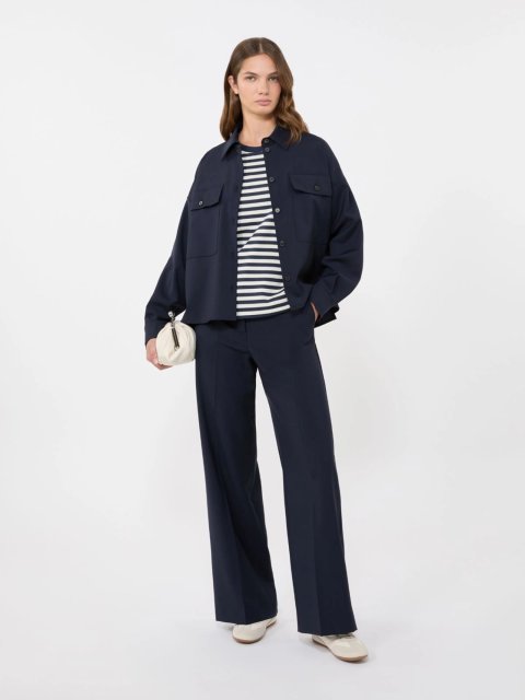 Кремова футболка WEEKEND MAX MARA з бавовняного трикотажу: фото 1 - Invogue
