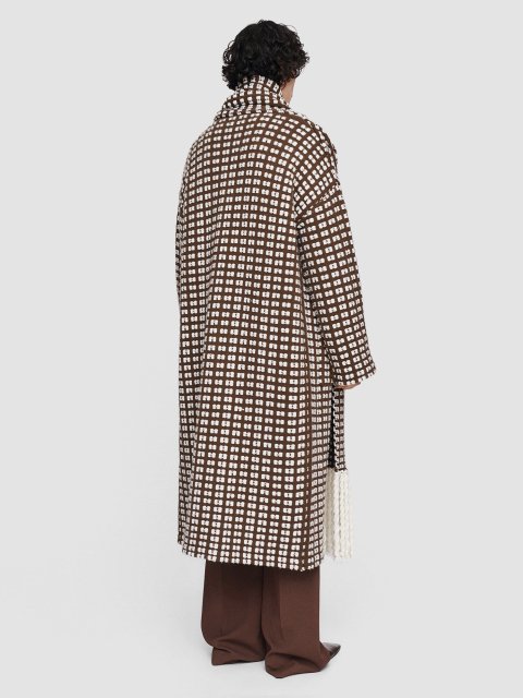 Бежеве пальто Joseph з шарфом: фото 3 - Invogue