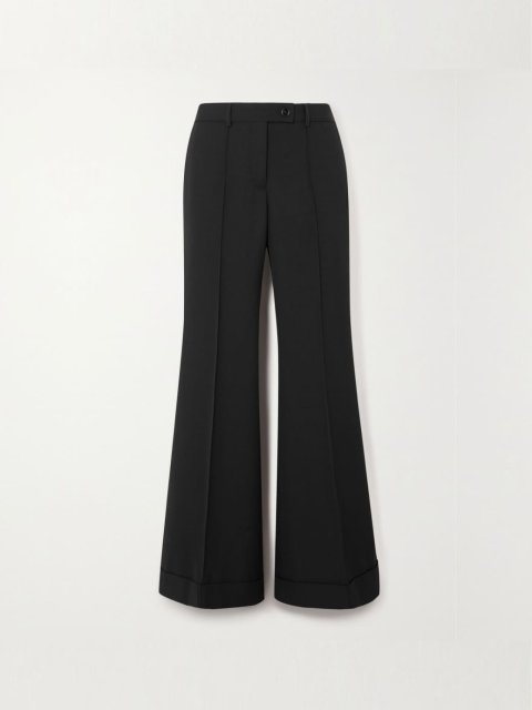 Черные брюки клеш Acne Studios: фото - Invogue