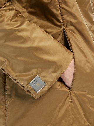 Карамельная куртка Max Mara из полиэстера: фото 4 - Invogue