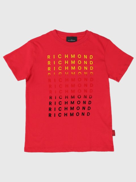 Красная футболка JOHN RICHMOND JUNIOR: фото - Invogue