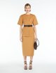 Світло-коричнева спідниця міді Max Mara: фото 3 - Invogue