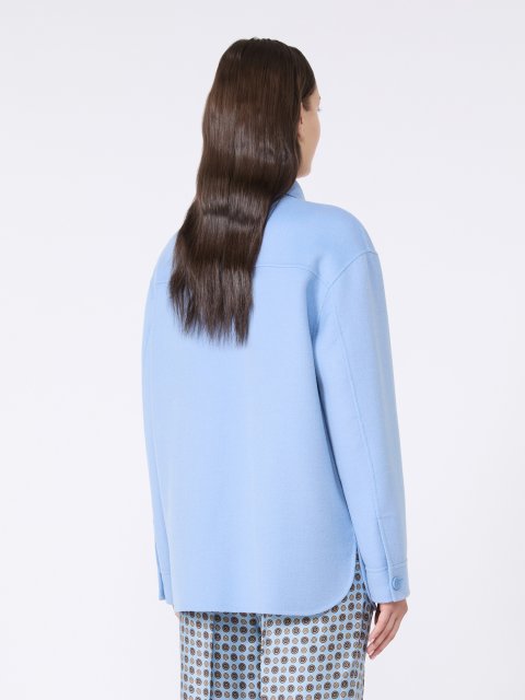 Блакитний жакет MAX MARA з вовни, кашеміру та шовку: фото 3 - Invogue