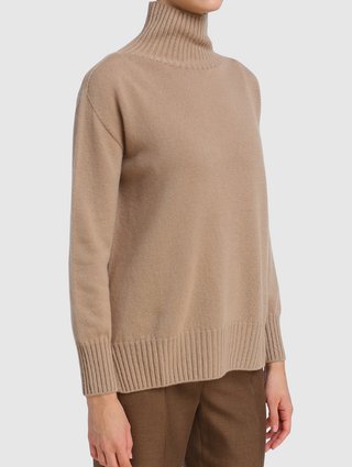 Бежевый свитер MAX MARA: фото 2 - Invogue