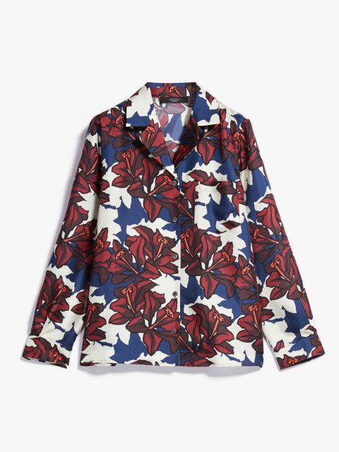 Кремовая рубашка WEEKEND MAX MARA: фото - Invogue