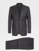 Серый костюм Zegna из оригинальной шерсти Trofeo™: фото - Invogue