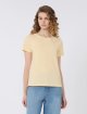 Жовта футболка Weekend Max Mara з бавовни та еластану: фото 2 - Invogue