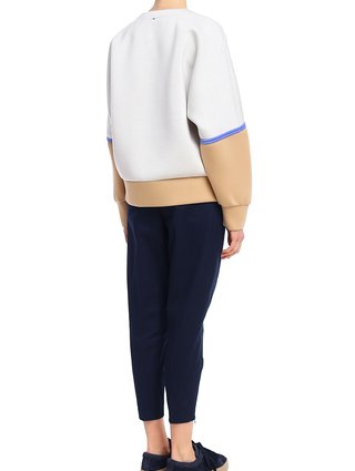 Молочний світшот Sportmax: фото 4 - Invogue