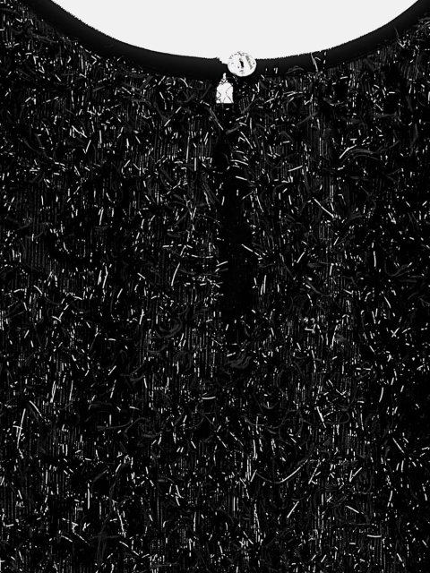 Чёрная блуза MONNALISA: фото 3 - Invogue